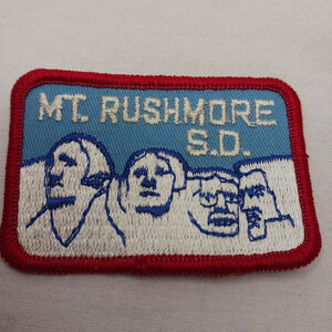 Vintage Mt Rushmore South Dakota Iron On Patch